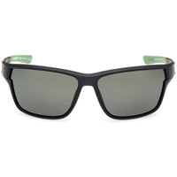 Timberland Men's Sunglasses - Matte Black Wraparound Full Rim Frame | TB00001 6502R ,