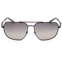 Timberland Men's Sunglasses - Shiny Black Metal Navigator Full Rim | TB00009 6301D ,