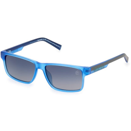 Timberland Men's Sunglasses - Matte Blue Rectangular Full Rim Frame | TB00015 5391D ,