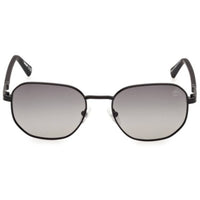 Timberland Men's Sunglasses - Matte Black Metal Geometric Full Rim | TB00018 5302D ,