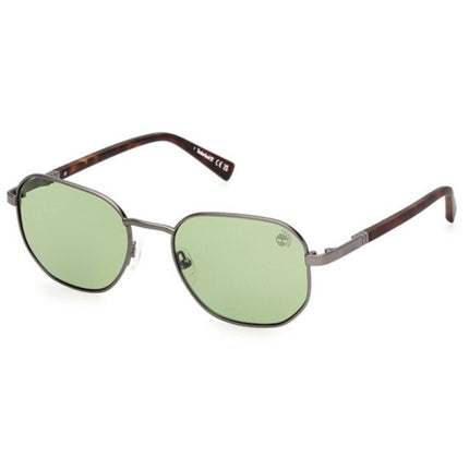 Timberland Men's Sunglasses - Matte Gunmetal Metal Geometric Frame | TB00018 5309R ,
