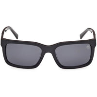 Timberland Men's Sunglasses - Shiny Black Acetate Rectangular Frame | TB00021 5701D ,