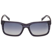 Timberland Men's Sunglasses - Shiny Blue Acetate Rectangular Frame | TB00021 5790D ,