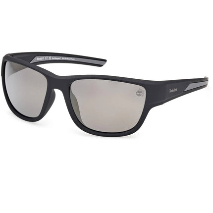 Timberland Men's Sunglasses - Matte Black Injected Plastic Square | TB00023 6002D ,