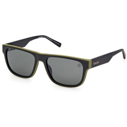 Timberland Men's Sunglasses - Matte Black Injected Plastic Square | TB00025 5602R ,