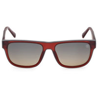 Timberland Men's Sunglasses - Matte Red Injected Plastic Square Frame | TB00025 5667R ,