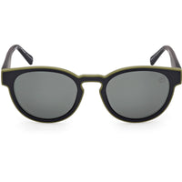 Timberland Men's Sunglasses - Matte Black Injected Plastic Round Frame | TB00026 5202R ,