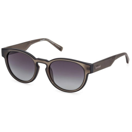 Timberland Men's Sunglasses - Shiny Light Brown Round Full Rim Frame | TB00026 5245D ,