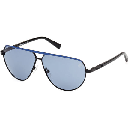 Timberland Men's Sunglasses - Matte Black Metal Navigator Full Rim | TB00028 6102D ,