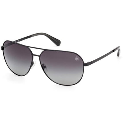 Timberland Men's Sunglasses - Matte Black Metal Navigator Full Rim | TB00029 6502D ,