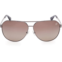 Timberland Men's Sunglasses - Shiny Dark Nickeltin Full Rim Frame | TB00029 6506H ,