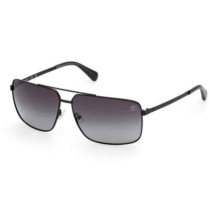 Timberland Men's Sunglasses - Matte Black Metal Pilot Full Rim Frame | TB00030 6602D ,