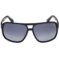 Timberland Men's Sunglasses - Shiny Black Acetate Navigator Frame | TB00031 6501D ,
