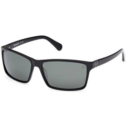 Timberland Men's Sunglasses - Shiny Grey Acetate Rectangular Frame | TB00032 6420D ,