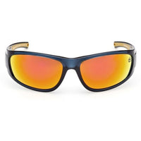 Timberland Men's Sunglasses - Shiny Blue Wraparound Full Rim Frame | TB00033 6690D ,