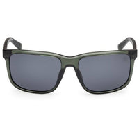 Timberland Men's Sunglasses - Shiny Dark Green Square Full Rim Frame | TB00037 5996D ,