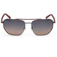 Timberland Men's Sunglasses - Shiny Dark Nickeltin Full Rim Frame | TB00038 6006D ,