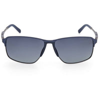 Timberland Men's Sunglasses - Matte Blue Metal Rectangular Full Rim | TB00040 6291D ,