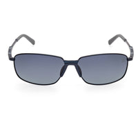 Timberland Men's Sunglasses - Matte Blue Metal Rectangular Full Rim | TB00041 6191D ,