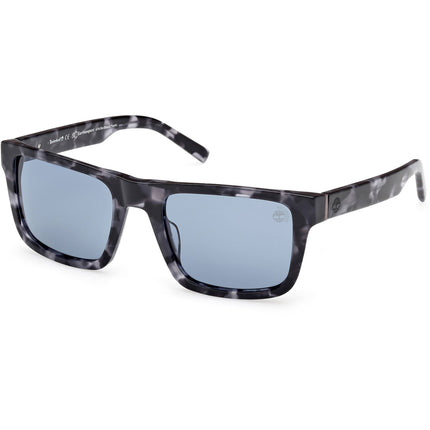 Timberland Men's Sunglasses - Dark Havana Acetate Square Full Rim | TB00042 5552D ,