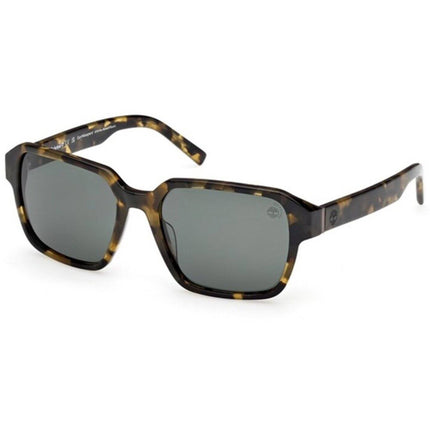 Timberland Men's Sunglasses - Coloured Havana Acetate Square Frame | TB00043 5655R ,