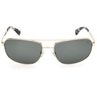 Timberland Men's Sunglasses - Gold Metal Pilot Shape Full Rim Frame | TB00045 6632R ,