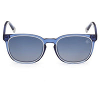 Timberland Kid's Sunglasses - Shiny Blue Acetate Square Full Rim Frame | TB00046 5090D ,