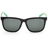 Timberland Kid's Sunglasses - Shiny Black Acetate Square Full Rim | TB00047 5401R ,