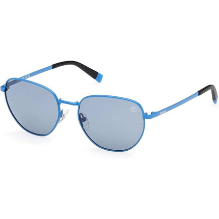 Timberland Kid's Sunglasses - Matte Blue Metal Panthos Full Rim Frame | TB00048 5391D ,