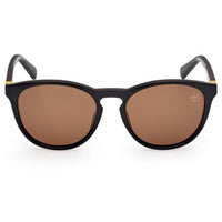 Timberland Kid's Sunglasses - Shiny Black Acetate Round Full Rim Frame | TB00049 5101H ,