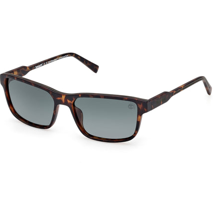Timberland Men's Sunglasses - Dark Havana Rectangular Full Rim Frame | TB00051 5752D ,