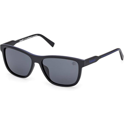 Timberland Men's Sunglasses - Matte Black Square Full Rim Frame | TB00052-H 5602D ,