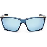 Timberland Men's Sunglasses - Shiny Blue Wraparound Full Rim Frame | TB00055 6690D ,