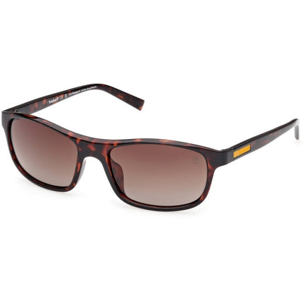 Timberland Men's Sunglasses - Dark Havana Rectangular Shape Frame | TB00057-H 5852H ,