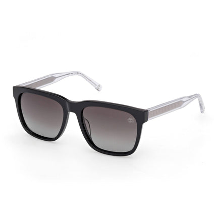 Timberland Men's Sunglasses - Shiny Black Plastic Square Full Rim | TB00059 5601D ,
