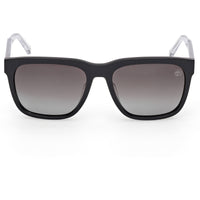 Timberland Men's Sunglasses - Shiny Black Plastic Square Full Rim | TB00059 5601D ,