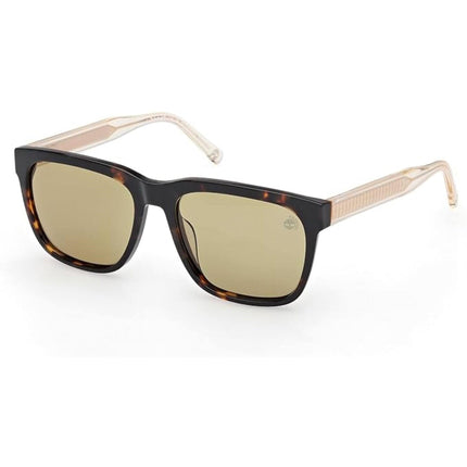 Timberland Men's Sunglasses - Dark Havana Plastic Square Full Rim | TB00059 5652H ,