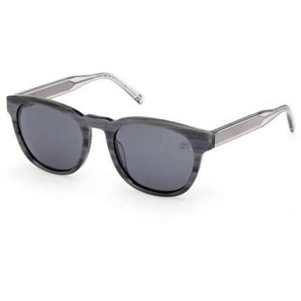Timberland Men's Sunglasses - Shiny Blue Plastic Square Full Rim Frame | TB00060 5390D ,