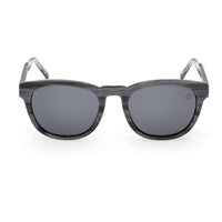 Timberland Men's Sunglasses - Shiny Blue Plastic Square Full Rim Frame | TB00060 5390D ,