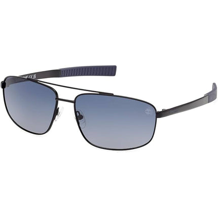 Timberland Men's Sunglasses - Matte Black Metal Pilot Full Rim Frame | TB00061 6202D ,