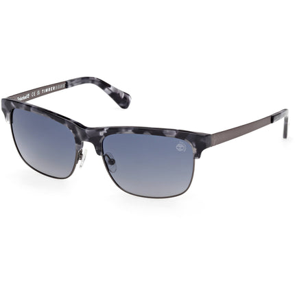 Timberland Men's Sunglasses - Dark Havana Plastic/Metal Square Frame | TB00063 6052D ,