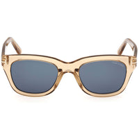 Tom Ford Men's Sunglasses - Snowdon Shiny Light Brown Square Frame | FT0237 5045V ,