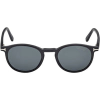 Tom Ford Men's Sunglasses - Andrea-02 Matte Black Acetate Round Frame | FT0539 4802V ,