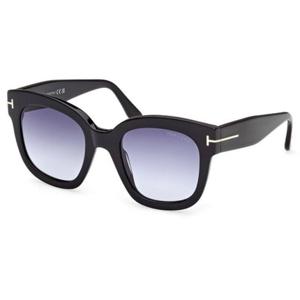 Tom Ford Women's Sunglasses - Beatrix-02 Shiny Black Cat Eye Frame | FT0613 5201W ,