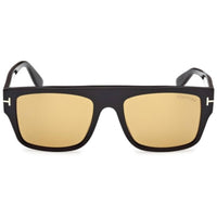 Tom Ford Men's Sunglasses - Dunning-02 Shiny Black Acetate Square Frame | FT0907 5501E ,