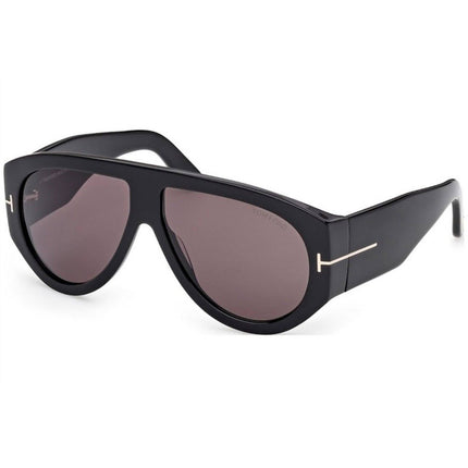 Tom Ford Men's Sunglasses - Bronson Shiny Black Acetate Pilot Frame | FT1044 6001A ,