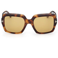 Tom Ford Women's Sunglasses - Kaya Blonde Havana Acetate Square Frame | FT1082 5453E ,