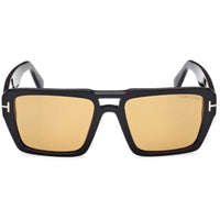 Tom Ford Men's Sunglasses - Redford Shiny Black Acetate Navigator Frame | FT1153 5601E ,