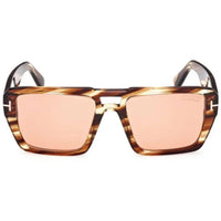 Tom Ford Men's Sunglasses - Redford Coloured Havana Navigator Frame | FT1153 5655E ,