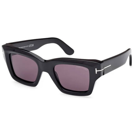 Tom Ford Men's Sunglasses - Ilias Shiny Black Acetate Cat Eye Frame | FT1154 5001A ,